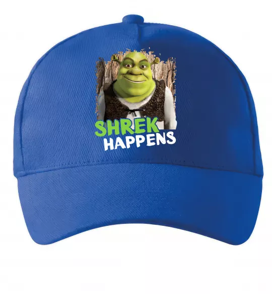 Кепка Shrek happens Яскраво-синій фото
