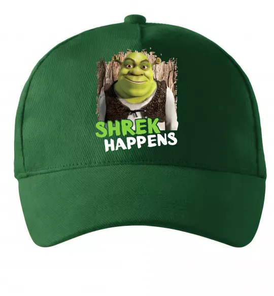 Кепка Shrek happens Темно-зелений фото