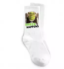 Носки Shrek happens Белый фото