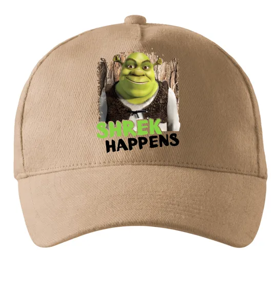 Кепка Shrek happens Песочный фото