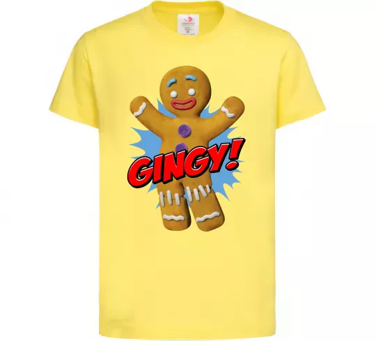 Детская футболка Шрек Пряня Gingy Лимонный фото