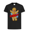 Дитяча футболка Шрек Пряня Gingy Чорний фото