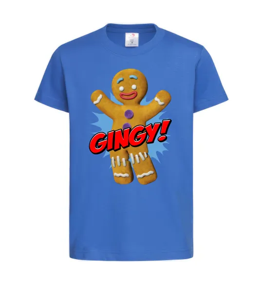 Дитяча футболка Шрек Пряня Gingy Яскраво-синій фото