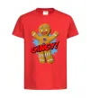 Дитяча футболка Шрек Пряня Gingy Червоний фото