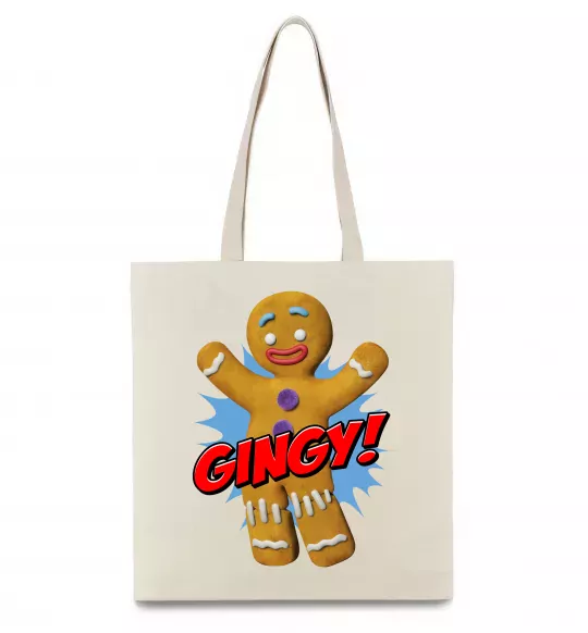 Эко-сумка Шрек Пряня Gingy Бежевый фото
