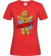 Жіноча футболка Шрек Пряня Gingy Червоний фото