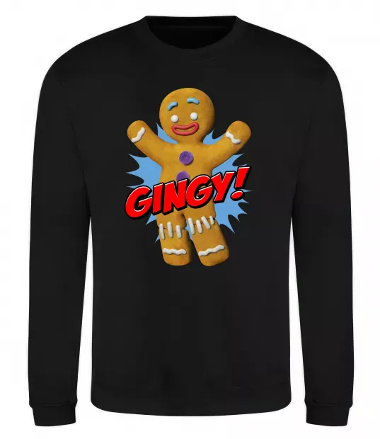 Світшот Шрек Пряня Gingy Чорний фото