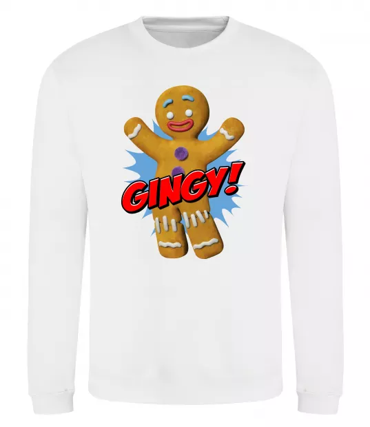 Світшот Шрек Пряня Gingy Білий фото