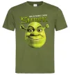 Чоловіча футболка Authentic Ogre Shrek Оливковий фото