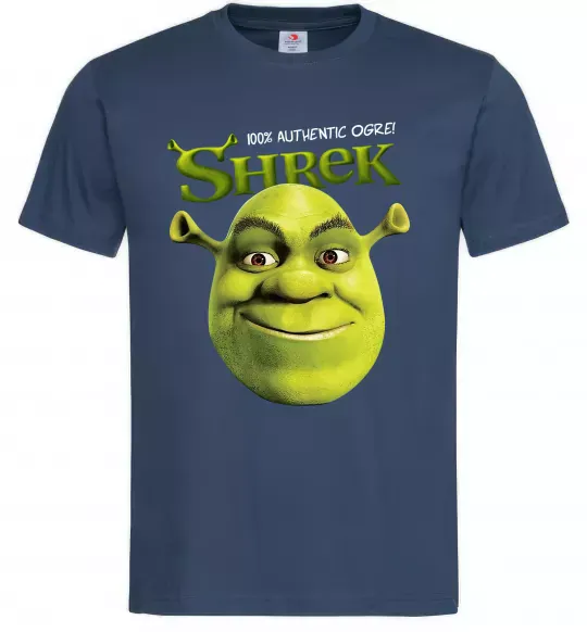 Чоловіча футболка Authentic Ogre Shrek Темно-синій фото