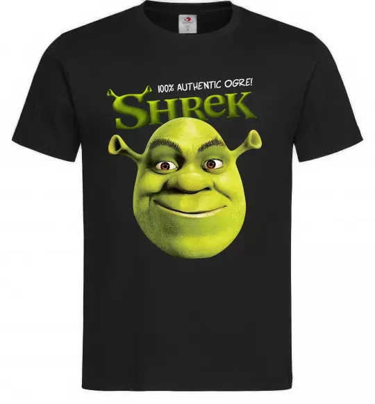 Чоловіча футболка Authentic Ogre Shrek Чорний фото