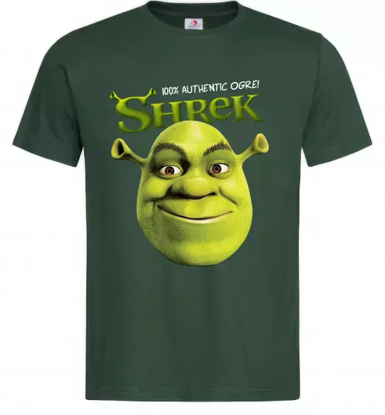 Чоловіча футболка Authentic Ogre Shrek Темно-зелений фото