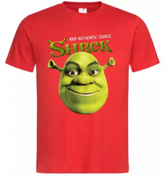 Чоловіча футболка Authentic Ogre Shrek Червоний фото