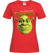 Жіноча футболка Authentic Ogre Shrek Червоний фото