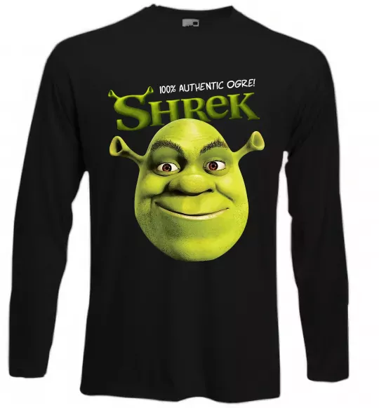 Лонгслів Authentic Ogre Shrek Чорний фото