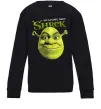 Детский Свитшот Authentic Ogre Shrek Черный фото