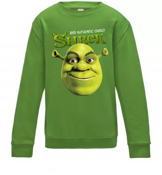 Детский Свитшот Authentic Ogre Shrek Лаймовый фото