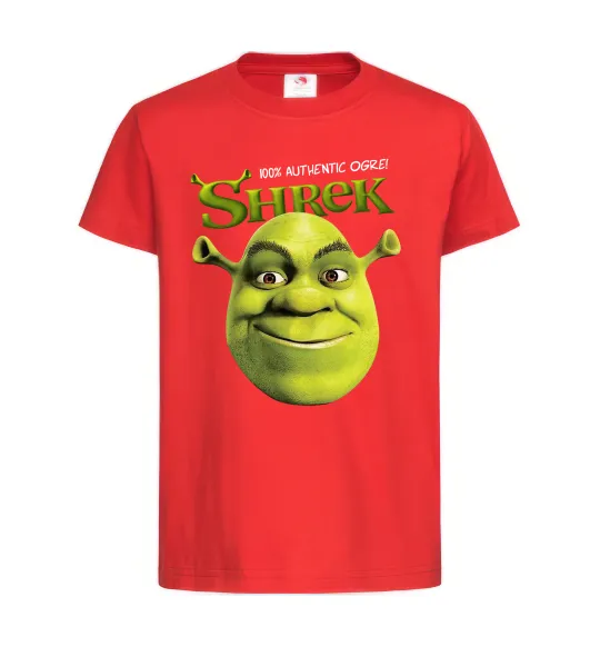 Дитяча футболка Authentic Ogre Shrek Червоний фото