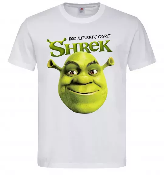 Чоловіча футболка Authentic Ogre Shrek Білий фото