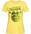 Жіноча футболка Authentic Ogre Shrek Лимонний фото