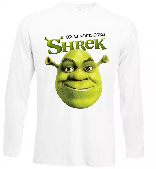 Лонгслів Authentic Ogre Shrek Білий фото