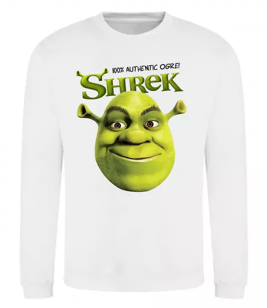 Свитшот Authentic Ogre Shrek Белый фото