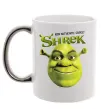 Чашка з кольоровою ручкою Authentic Ogre Shrek Срібло фото