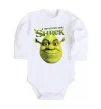 Детский боди Authentic Ogre Shrek Белый фото