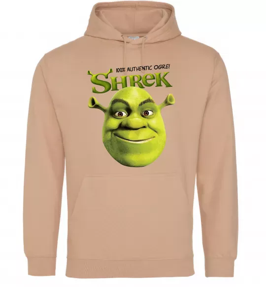 Чоловіча толстовка (худі) Authentic Ogre Shrek Пісочний фото