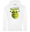 Женская толстовка (худи) Authentic Ogre Shrek Белый фото