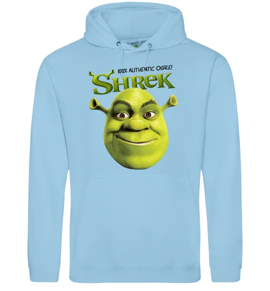 Жіноча толстовка (худі) Authentic Ogre Shrek Блакитний фото