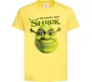 Дитяча футболка Authentic Ogre Shrek Лимонний фото