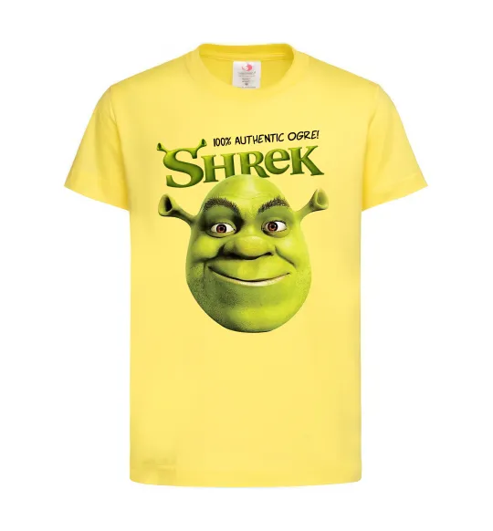 Дитяча футболка Authentic Ogre Shrek Лимонний фото