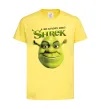 Дитяча футболка Authentic Ogre Shrek Лимонний фото
