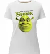 Женская премиум футболка Authentic Ogre Shrek Белый фото