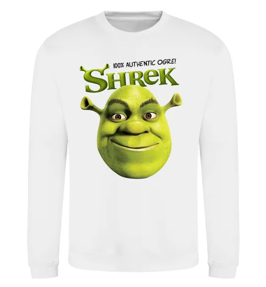 Свитшот Authentic Ogre Shrek Белый фото