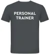 Мужская футболка Personal trainer Графит Мужская футболка Personal trainer Графит фото