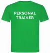 Мужская футболка Personal trainer Зеленый Мужская футболка Personal trainer Зеленый фото