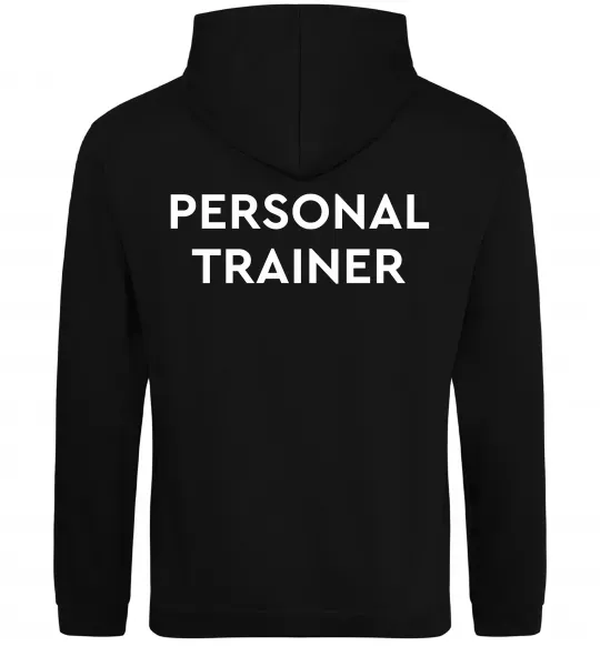 Женская толстовка (худи) Personal trainer Черный фото