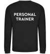 Свитшот Personal trainer Черный фото