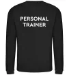 Світшот Personal trainer Чорний фото