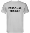 Мужская футболка Personal trainer Серый Мужская футболка Personal trainer Серый фото