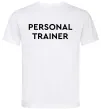Мужская футболка Personal trainer Белый Мужская футболка Personal trainer Белый фото