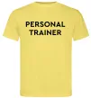 Мужская футболка Personal trainer Лимонный Мужская футболка Personal trainer Лимонный фото
