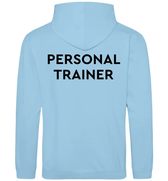 Жіноча толстовка (худі) Personal trainer Блакитний фото