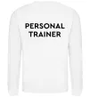 Свитшот Personal trainer Белый фото