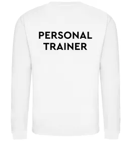 Свитшот Personal trainer Белый фото