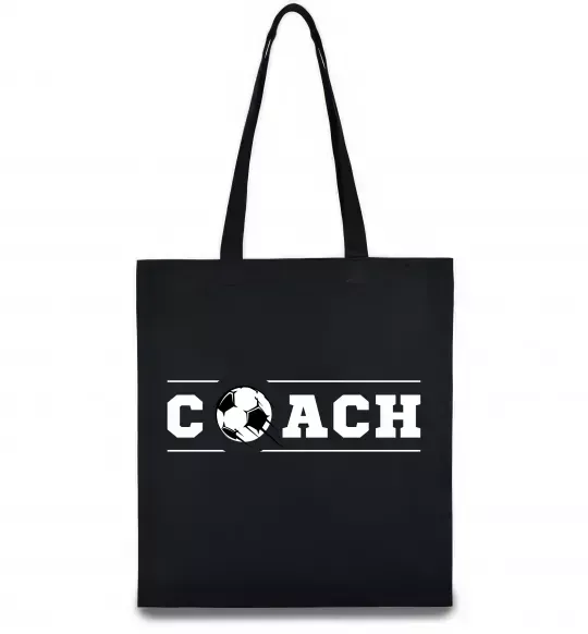 Эко-сумка Football coach Черный фото