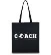 Эко-сумка Football coach Черный фото