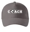 Кепка Football coach Сірий фото